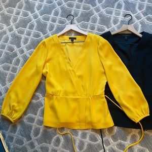 4 JCrew pendulum long sleeve blouses